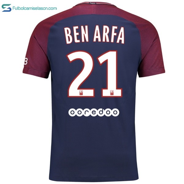 Camiseta Paris Saint Germain 1ª Ben Arfa 2017/18